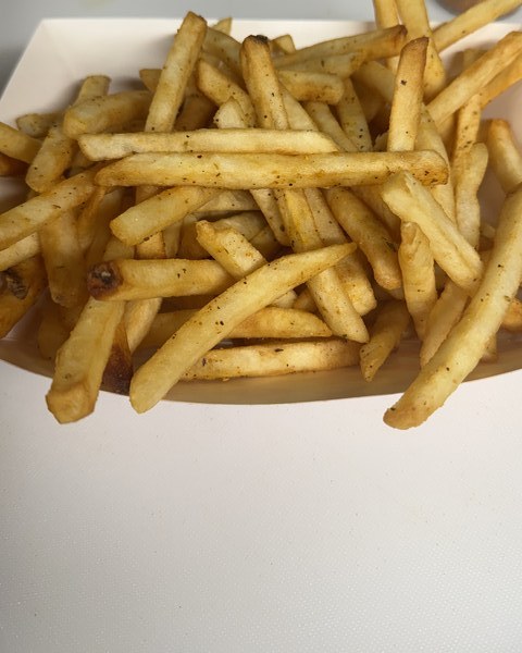 Fresh lobster roll overhead